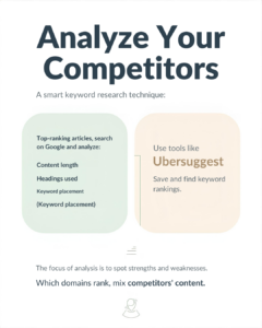 Analyze Your Competitors